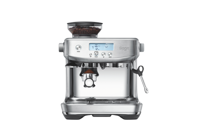 Offering barista quality performance, the Sage Barista Pro machine brings home espresso drinkers hands-on control of coffee grinding, espresso shot times & drink construction.
