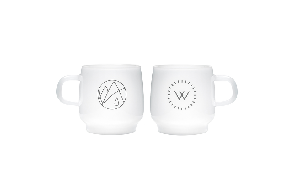 A bespoke collaboration with Japanese tableware brand Kinto made from tempered glass.