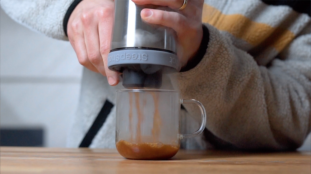 Introducing the SteepShot Immersion Coffee Brewer