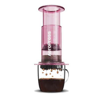 AeroPress Clear Pink Coffee Maker