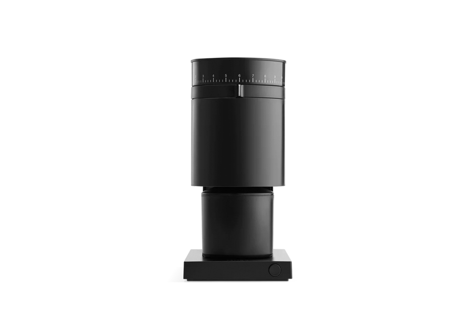 An all purpose conical burr coffee grinder, the Fellow Opus is capable of grinding for all coffee brewing methods, from espresso to filter.