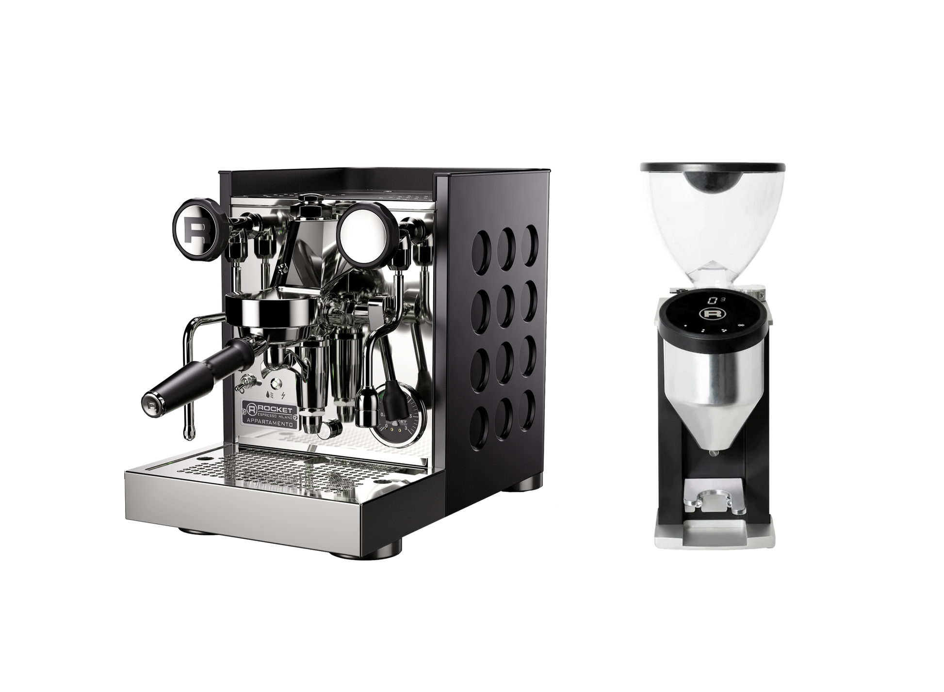 Espresso machine and sales grinder