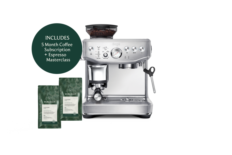 Sage Barista Express Impress | Free 5 Month Coffee Subscription + Masterclass