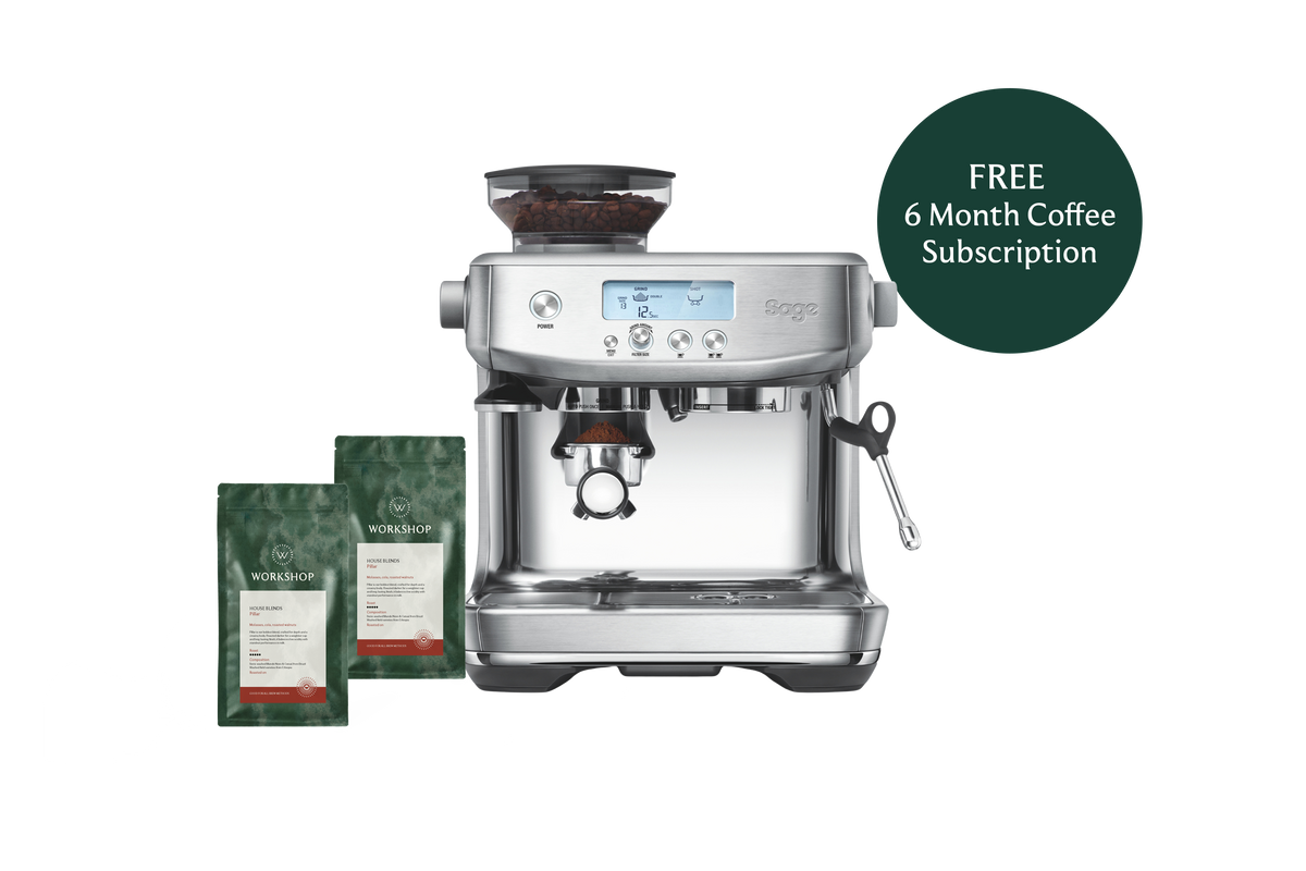 Sage Barista Pro | Free 5 Month Coffee Subscription + Masterclass