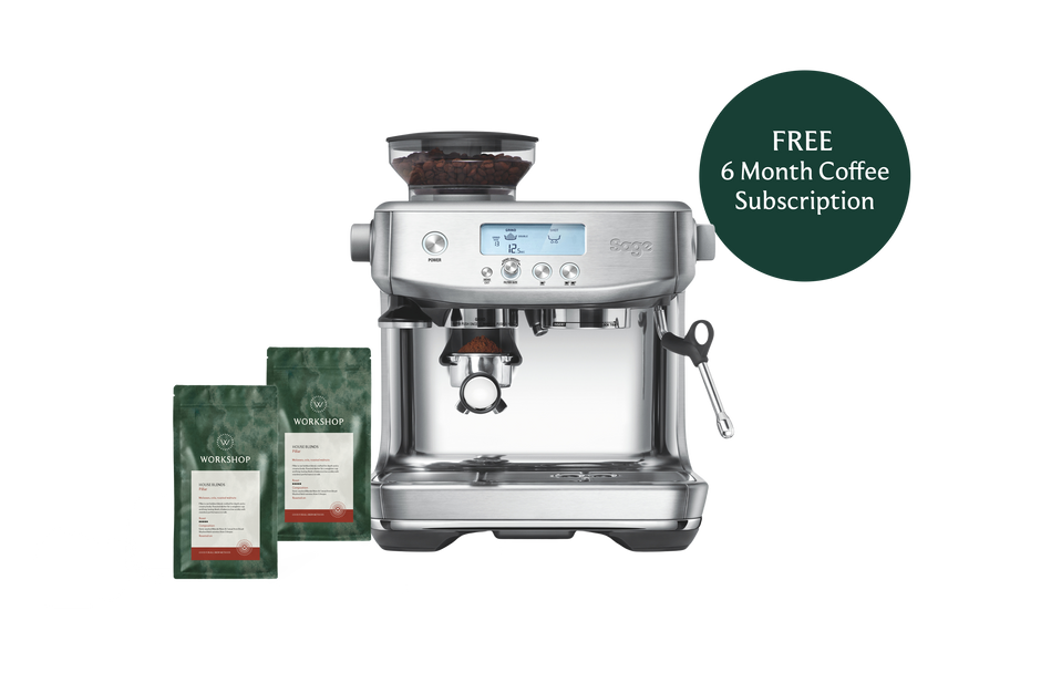 Sage Barista Pro | Free 6 Month Coffee Subscription