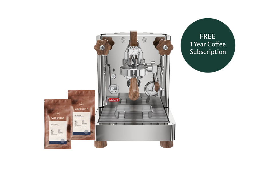 Lelit Bianca V3 Dual Boiler Espresso Machine | Free 1 Year Coffee Subscription