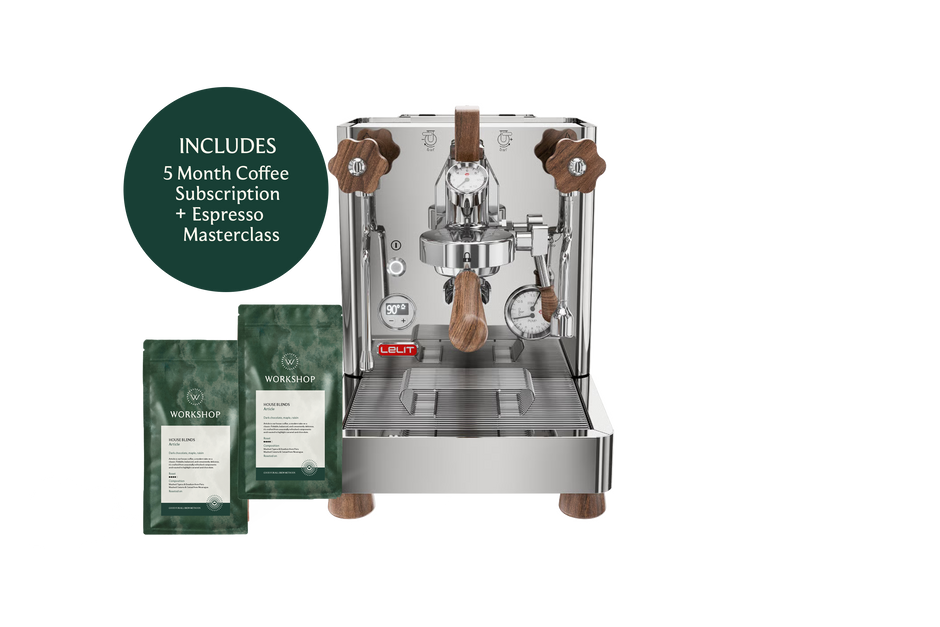 Lelit Bianca V3 Dual Boiler Espresso Machine | Free 5 Month Coffee Subscription + Masterclass