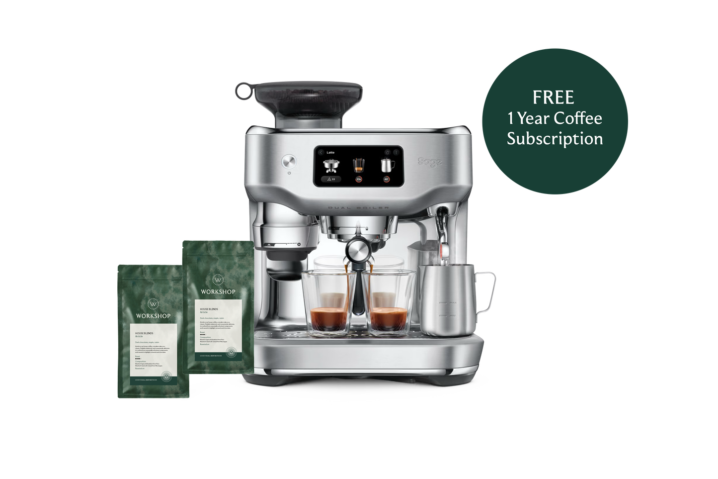 The Oracle Dual Boiler | Free 1 Year Coffee Subscription
