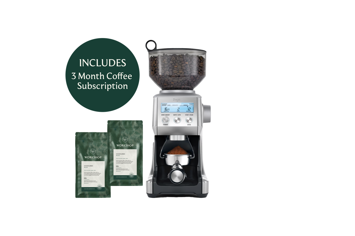 Sage Smart Grinder Pro | Free 3 Month Coffee Subscription