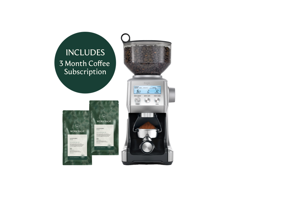Sage Smart Grinder Pro | Free 3 Month Coffee Subscription